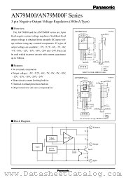 AN79M00F datasheet pdf Panasonic