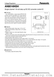 AN8016 datasheet pdf Panasonic