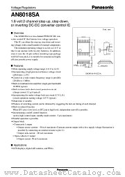 AN8018 datasheet pdf Panasonic