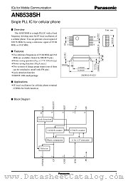 AN8538 datasheet pdf Panasonic