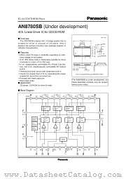 AN8780SB datasheet pdf Panasonic