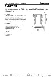 AN8837SB datasheet pdf Panasonic