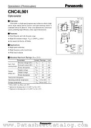 CNC4L901 datasheet pdf Panasonic