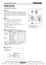 CNZ1414A datasheet pdf Panasonic