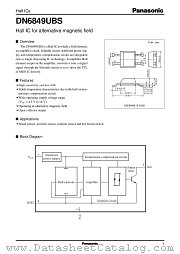 DN6849UBS datasheet pdf Panasonic