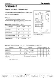 GN01094B datasheet pdf Panasonic