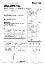 LN59-LNA2702L datasheet pdf Panasonic