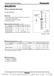 MA2B345 datasheet pdf Panasonic