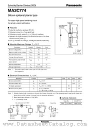 MA2C774 datasheet pdf Panasonic