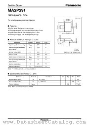 MA2P291 datasheet pdf Panasonic