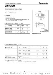 MA2X329 datasheet pdf Panasonic