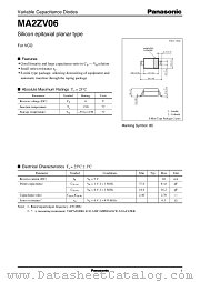 MA2ZV06 datasheet pdf Panasonic