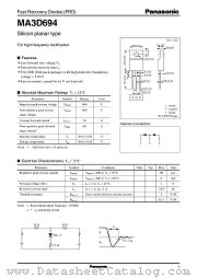 MA3D694 datasheet pdf Panasonic