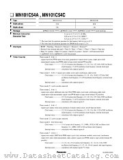 MN101C54C datasheet pdf Panasonic