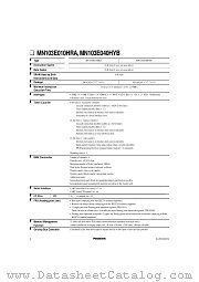 MN103E010HRA datasheet pdf Panasonic