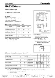 MAZ3000 datasheet pdf Panasonic