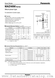 MAZ4027-H datasheet pdf Panasonic