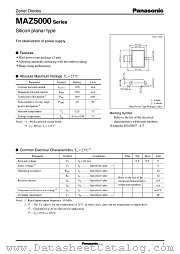 MAZ5110 datasheet pdf Panasonic
