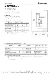 MAZ7056-A datasheet pdf Panasonic