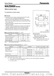 MAZ8036-H datasheet pdf Panasonic