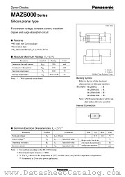 MAZS0750M datasheet pdf Panasonic