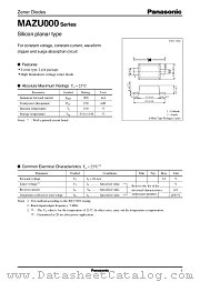 MAZU240-H datasheet pdf Panasonic