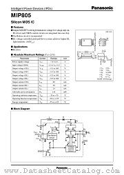 MIP805 datasheet pdf Panasonic