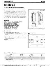 MN3000 datasheet pdf Panasonic