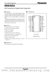 MN6460A datasheet pdf Panasonic
