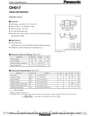 OH017 datasheet pdf Panasonic