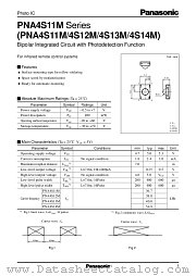 PNA4S11M datasheet pdf Panasonic