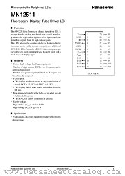 MN12511 datasheet pdf Panasonic