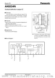 AN5534N datasheet pdf Panasonic