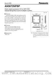AN3672NFBP datasheet pdf Panasonic