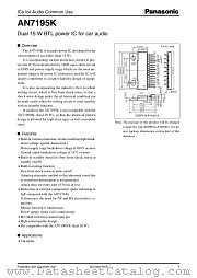 AN7195K datasheet pdf Panasonic