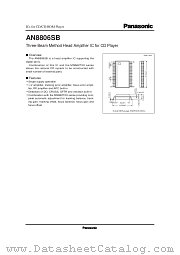 AN8806SB datasheet pdf Panasonic