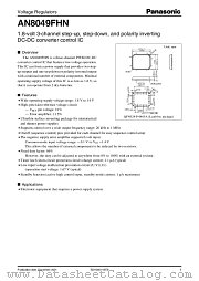 AN8049FHN datasheet pdf Panasonic