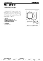 AN1149NFHK datasheet pdf Panasonic