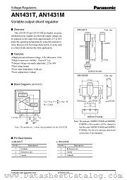 AN1431T datasheet pdf Panasonic