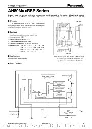 AN80M32RSP datasheet pdf Panasonic