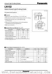 LN152 datasheet pdf Panasonic