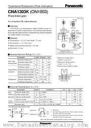 CNA1303K datasheet pdf Panasonic