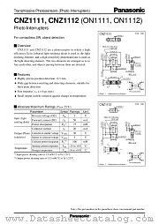 ON1111 datasheet pdf Panasonic