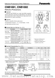 CNB1002 datasheet pdf Panasonic