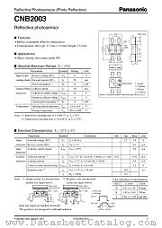 CNB2003 datasheet pdf Panasonic