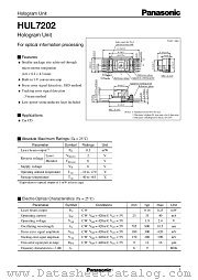 HUL7202 datasheet pdf Panasonic