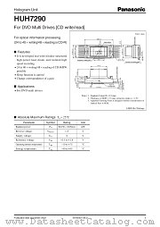 HUH7290 datasheet pdf Panasonic