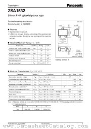 2SA1532 datasheet pdf Panasonic