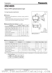 2SC4655 datasheet pdf Panasonic