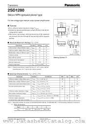 2SD1280 datasheet pdf Panasonic